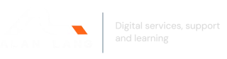Alan Lang logo with the tagline Digital services, support and learning.